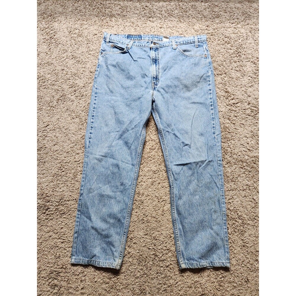 Vintage 1996 Levis 505 Orange Tab Mens 42x30 Regular Fit Straight Leg Jeans